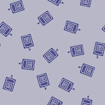 Refill pouch liquid soap glyph vector seamless pattern Stock Illustration