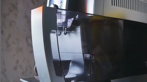 Refill water and coffee machine Stock Footage 63330818