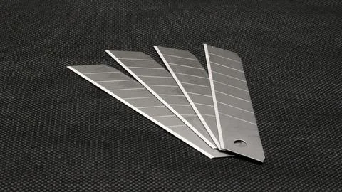 Refillable cutter blade isolated Stock Photos