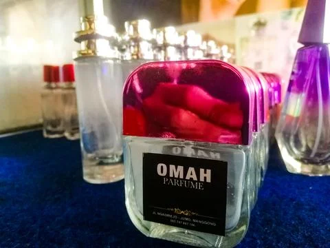 Refillable perfume bottles Stock Photos