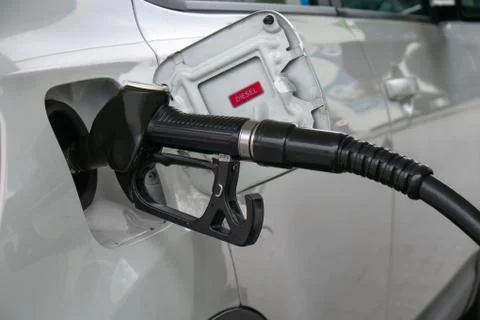 Refilling the car Stock Photos