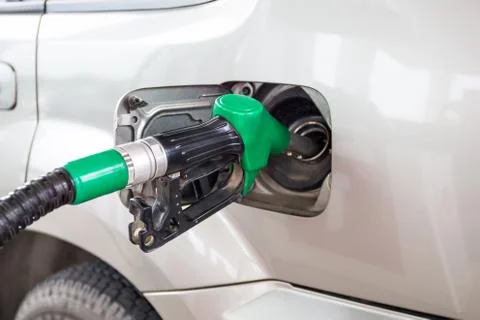 Refilling the car Stock Photos