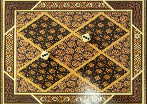 Refined Craftsmanship Showcasing Complex Inlay Work And Rich Color Palette Stock Photos