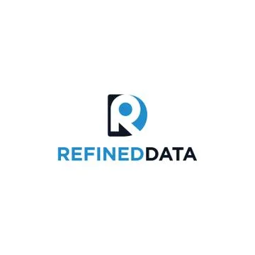 Refined Data logo design template for tecnology Stock Illustration
