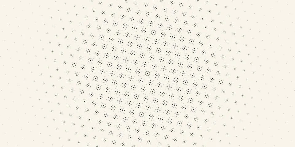 A refined field of tiny black dot clusters expands from the center across a.. Stock Illustration