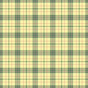 A refined plaid repeat with interlaced check lines and a woven fabric surface Stock Illustration