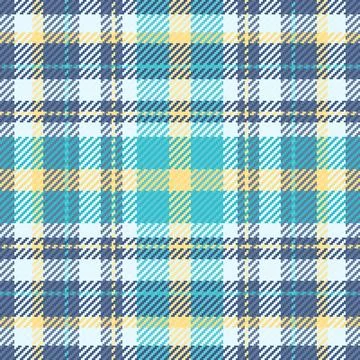 A refined plaid repeat with interlaced check lines and a woven fabric surface Stock Illustration