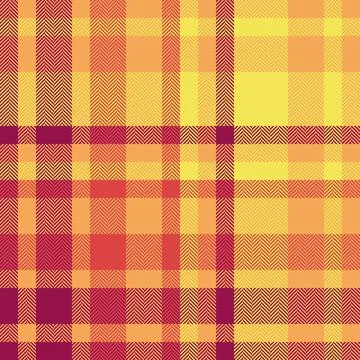 A refined plaid repeat with interlaced check lines and a woven fabric surfa.. Stockillustratie