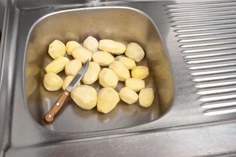 Refined potatoes Stock Photos