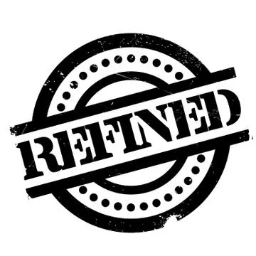 Refined rubber stamp Stock Illustration