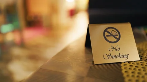 Refined signage featuring muted tones in sophisticated environment Vídeos de archivo 332357623