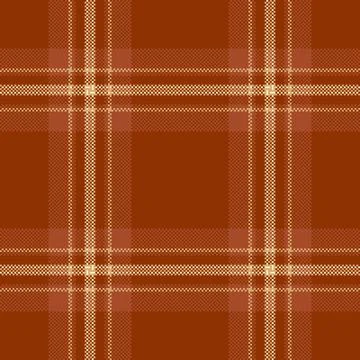 A refined striped textile repeat with interlaced check lines and a woven fabr Stock Illustration