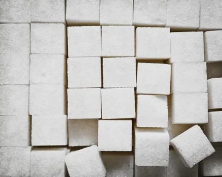 Refined sugar background Stock Photos