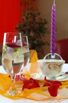 Refined table Stock Photos