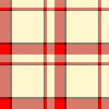 A refined tartan plaid repeat with interlaced check lines and a woven fabric  Stock Illustration
