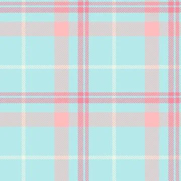 A refined tartan plaid repeat with interlaced check lines and a woven fabric  Stock Illustration