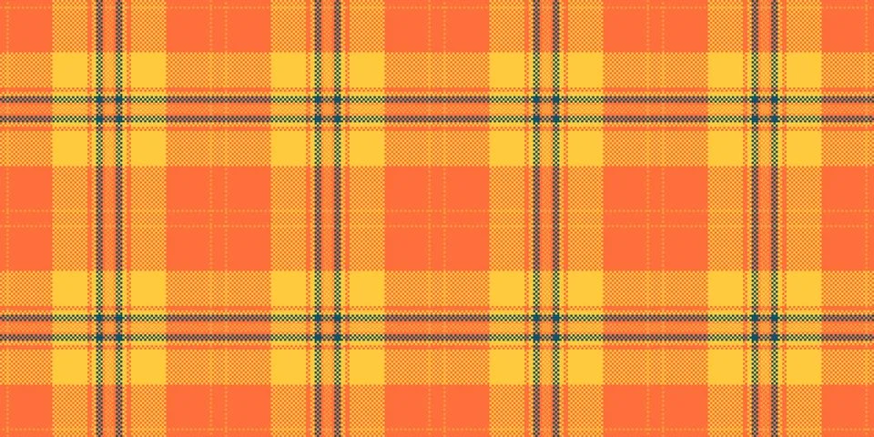A refined tartan plaid repeat with interlaced check lines and a woven fabric  Stock Illustration