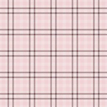 A refined tartan plaid repeat with interlaced check lines and a tweed cloth s Stock Illustration