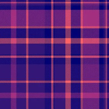 A refined tartan plaid repeat with interlaced check lines and a woven fabric  Stock Illustration