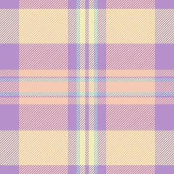 A refined tartan plaid repeat with interlaced check lines and a woven fabric  Stock Illustration