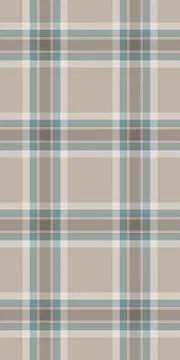 A refined tartan plaid repeat with interlaced check lines and a woven surface Stock Illustration