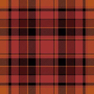 A refined tartan plaid repeat with interlaced check lines and a woven surface Stock Illustration