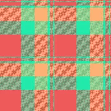 A refined tartan plaid repeat with interlaced check lines and a woven fabric  Stock Illustration