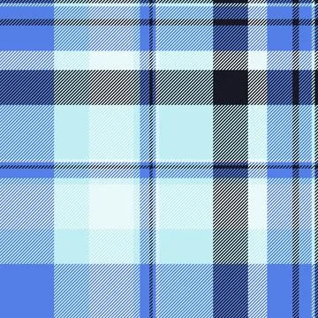 A refined tartan plaid repeat with interlaced check lines and a woven fabric  Stock Illustration
