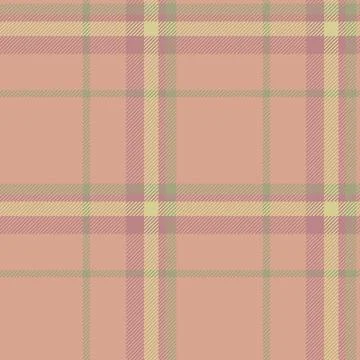 A refined tartan plaid repeat with interlaced check lines and a woven fabric  Stock Illustration