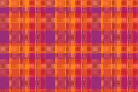 A refined tartan plaid repeat with interlaced check lines and a woven fabric  Stock Illustration