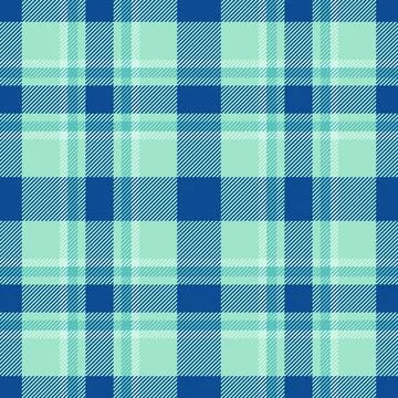 A refined tartan plaid repeat with interlaced check lines and a woven fabric  Stock Illustration