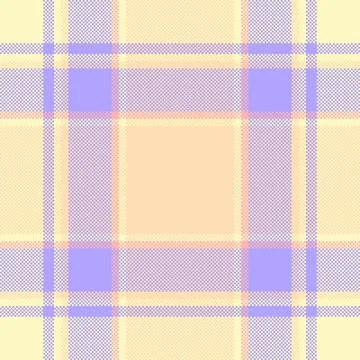 A refined tartan plaid repeat with interlaced check lines and a woven surface Stock Illustration