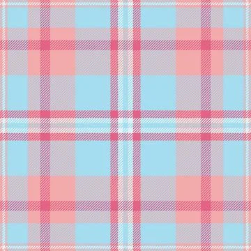 A refined tartan plaid repeat with interlaced check lines and a woven fabric  Stock Illustration