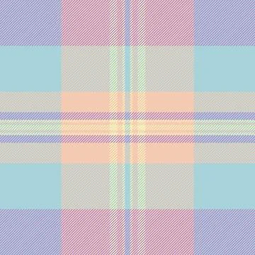A refined tartan plaid repeat with interlaced check lines and a woven fabric  Stock Illustration