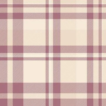 A refined tartan plaid repeat with interlaced check lines and a woven fabric  Stock Illustration