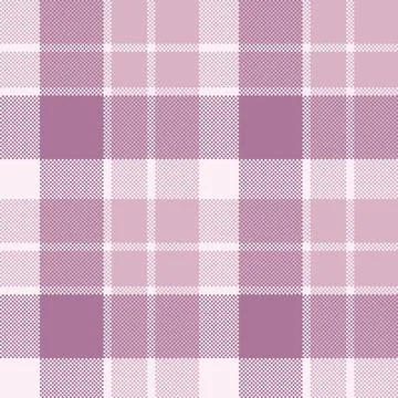 An refined tartan plaid repeat with interlaced check lines and a woven fabric Stock Illustration