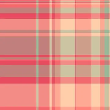 A refined tartan plaid repeat with interlaced check lines and a woven fabric  Stock Illustration