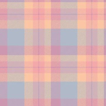 A refined tartan plaid repeat with interlaced check lines and a woven surface Stock Illustration