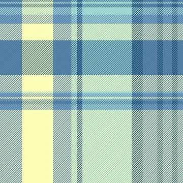 A refined tartan plaid repeat with interlaced check lines and a woven fabric  Stock Illustration
