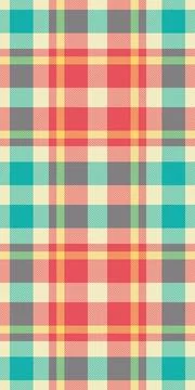 A refined tartan plaid repeat with interlaced check lines and a woven fabric  Stock Illustration