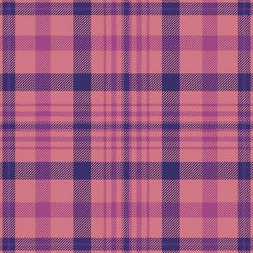 A refined tartan plaid repeat with interlaced check lines and a woven surface Illustrazione stock