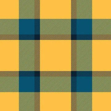 A refined tartan plaid repeat with interlaced check lines and a woven fabric  Stock Illustration