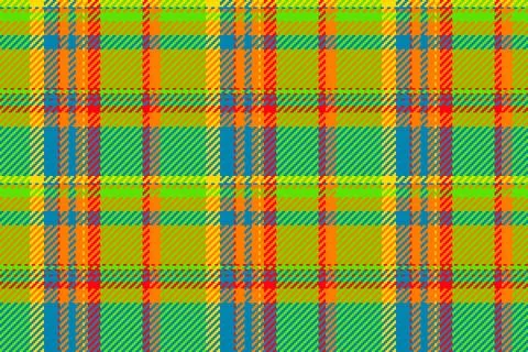 A refined tartan repeat with interlaced check lines and a woven fabric surfac Stock Illustration