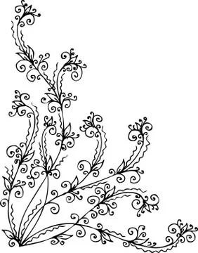 Refined vignette Stock Illustration