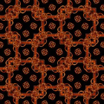  Refined Wood Decorative Background Pattern Digital photo manipulation abs... Foto stock