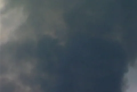 Refinery fire 02 Stock Footage 495567