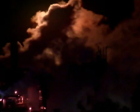Refinery Fire 1 (PAL) Video stock 296576