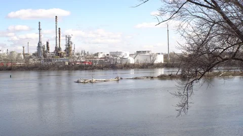 Refinery Stock Footage 74400124