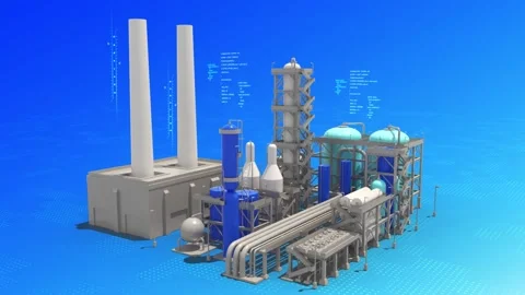 Refinery Stock Footage 131156060