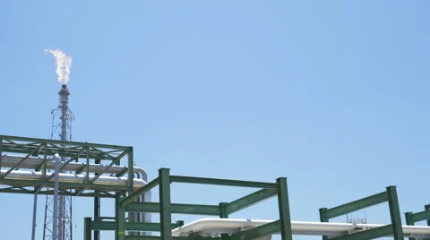 Refinery industrial plant Stock Footage 62845320